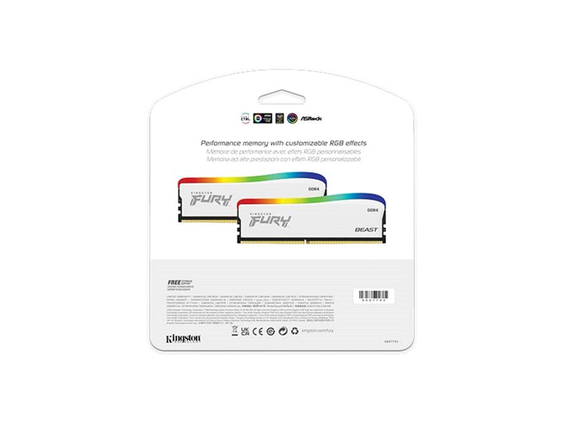Kingston FURY Beast RGB SE DDR4-3600 C17 DC - 16GB