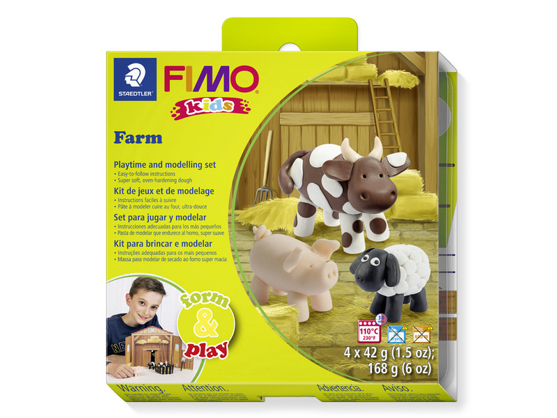 Staedtler Set Mod. clay FIMO kids F&P Farm