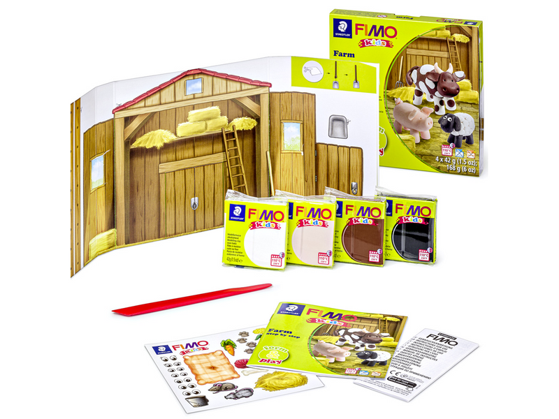 Staedtler Set Mod. clay FIMO kids F&P Farm