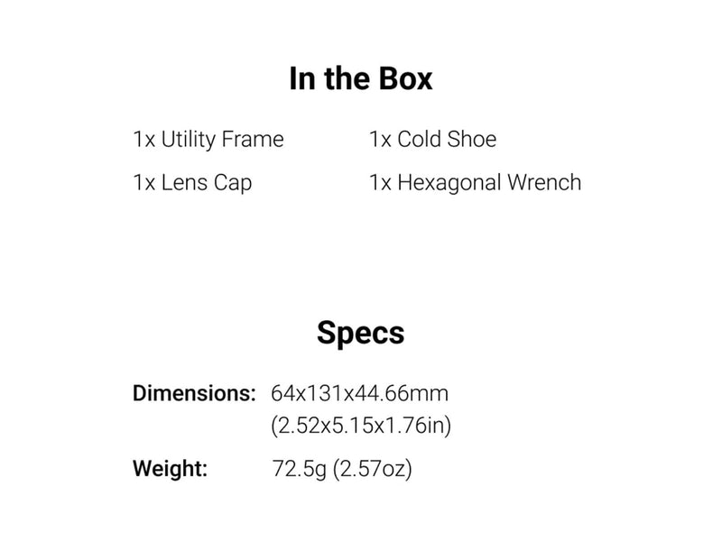 Insta360 X3 Utility Frame