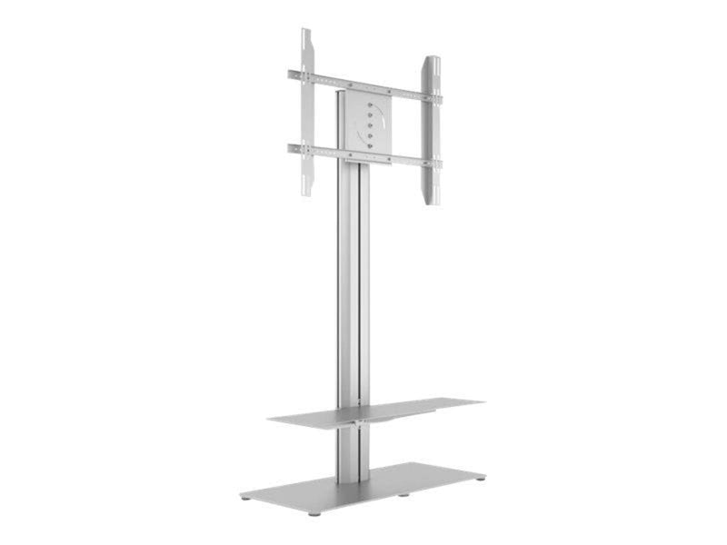 Multibrackets M Public Display Stand 145 HD Single Silver w. Floorbase 85" Up to 700 x 400 mm