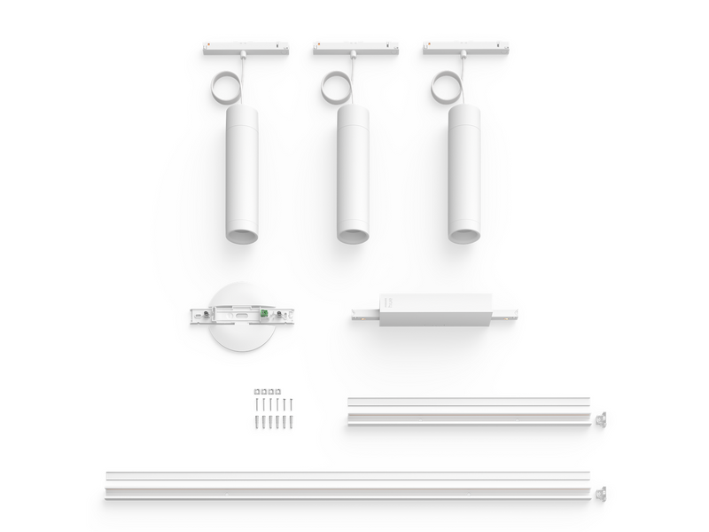 Philips Hue Perifo Ceiling Pendant - 3 Cylinders - White