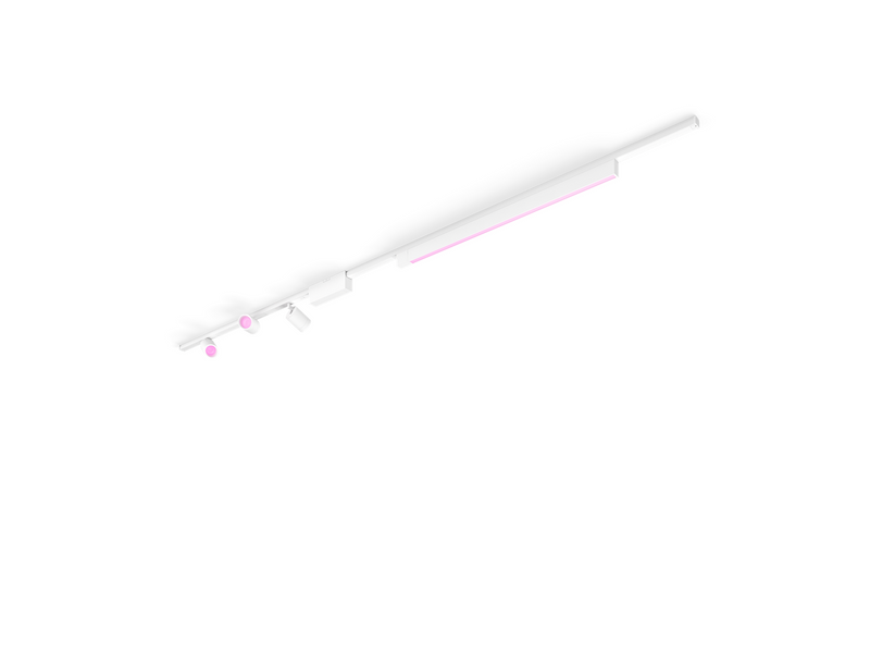 Philips Hue Perifo Ceiling Set - 3 Cylinder Spots + Lightbar - White
