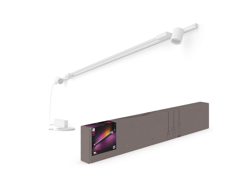 Philips Hue Perifo Wall Set - 2 Cylinder Spots + Light tube - White