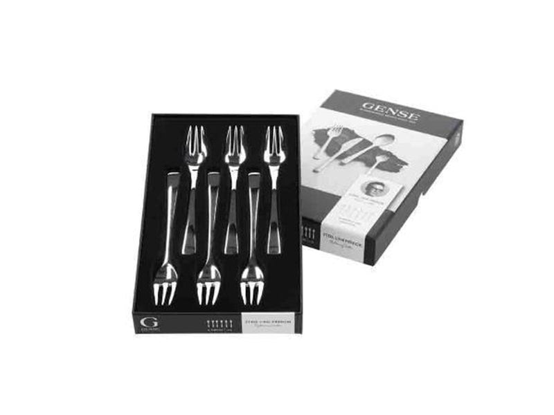 Gense Cake fork Steel Line 16 cm 6 pcs