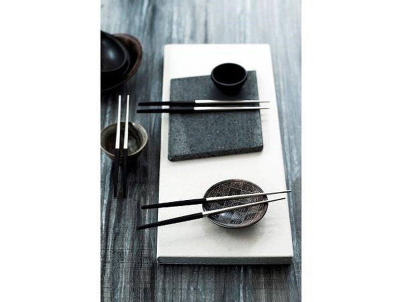 Gense Chopsticks Focus de Luxe 23 cm 6 pieces Black/Matte