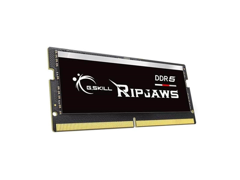 G.Skill Ripjaws SODIMM DDR5-4800 - 16GB - CL40 - Single Channel (1 pcs) - Intel XMP - Schwarz