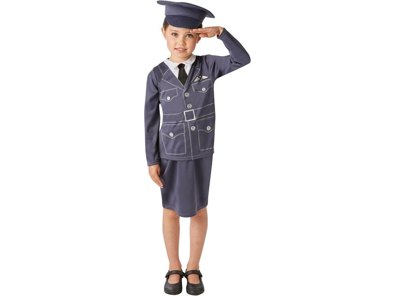 Rubies Official WRAF Girl Costume Girls Small Ages 3 - 4