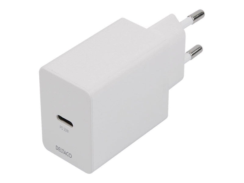 Deltaco USBC-AC146 power adapter - USB-C - 20 Watt