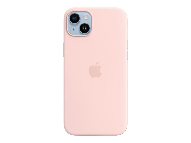 Apple iPhone 14 Plus Silicone Case with MagSafe - Chalk Pink