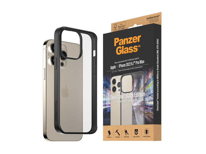 PanzerGlass ClearCase Apple iPhone 14 Pro Max | Black