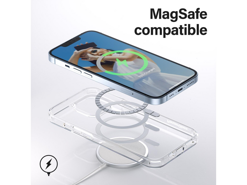 PanzerGlass HardCase MagSafe Compatible Apple iPhone 14 | 13 | Clear