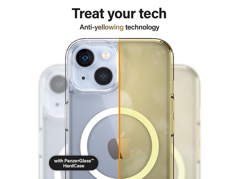 PanzerGlass HardCase MagSafe Compatible Apple iPhone 14 | 13 | Clear