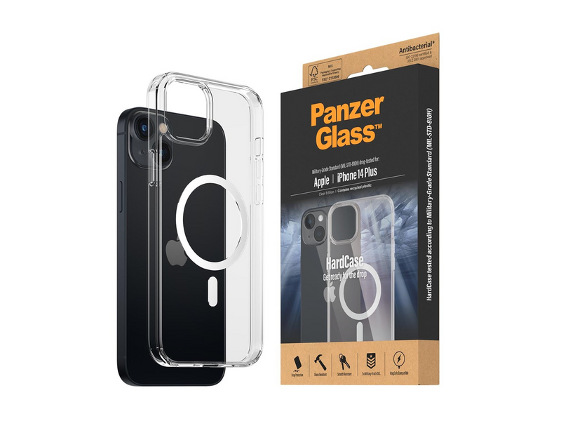 PanzerGlass HardCase MagSafe Compatible Apple iPhone 14 Plus | Clear
