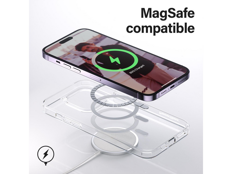PanzerGlass HardCase MagSafe Compatible Apple iPhone 14 Pro Max | Clear