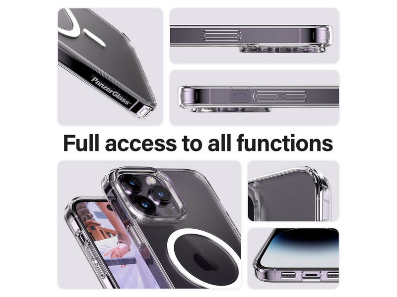 PanzerGlass HardCase MagSafe Compatible Apple iPhone 14 Pro Max | Clear