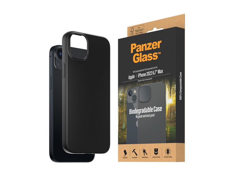 PanzerGlass Biodegradable Case Apple iPhone 14 Plus | Black