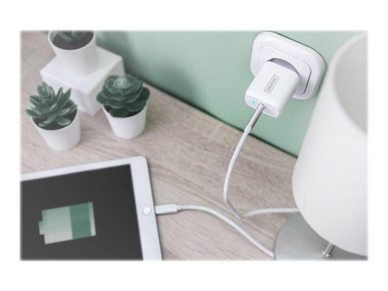 DIGITUS power adapter - USB-C - 20 Watt