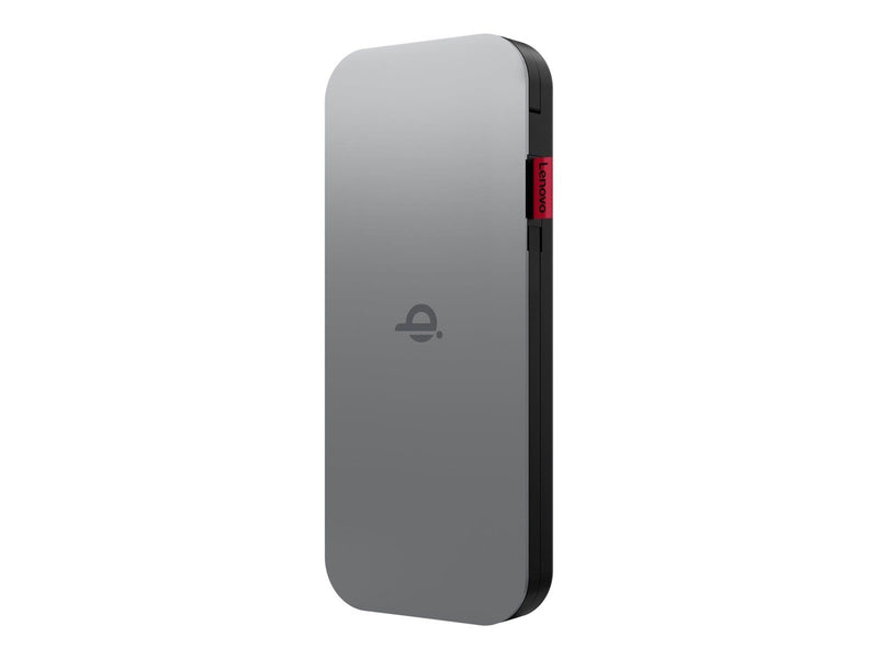 Lenovo Go power bank - Li-pol - USB-C - 30 Watt Powerbank (Akku) - schwarz - 10000 mAh