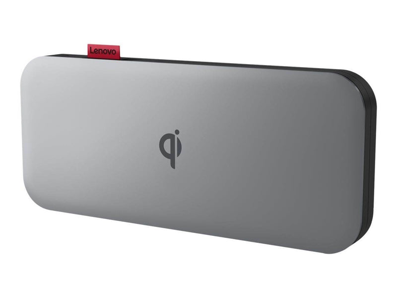 Lenovo Go power bank - Li-pol - USB-C - 30 Watt Powerbank (Akku) - schwarz - 10000 mAh