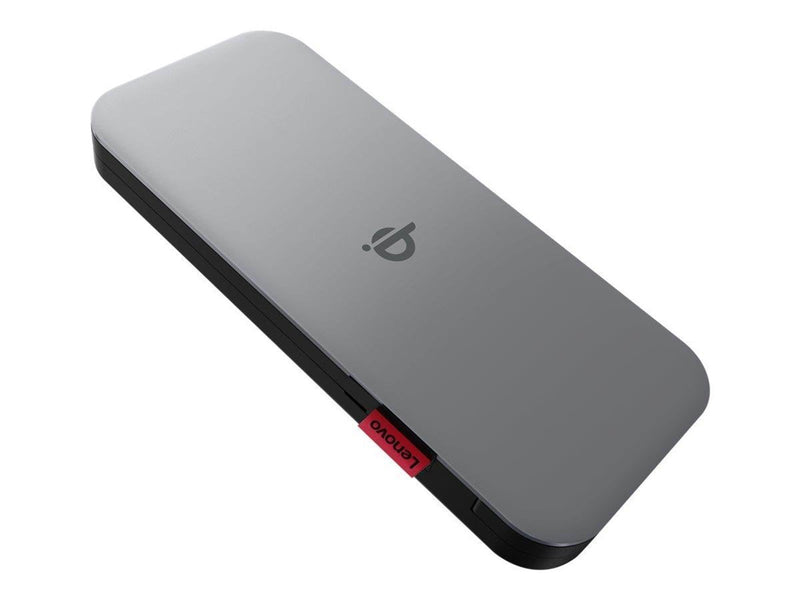 Lenovo Go power bank - Li-pol - USB-C - 30 Watt Powerbank (Akku) - schwarz - 10000 mAh
