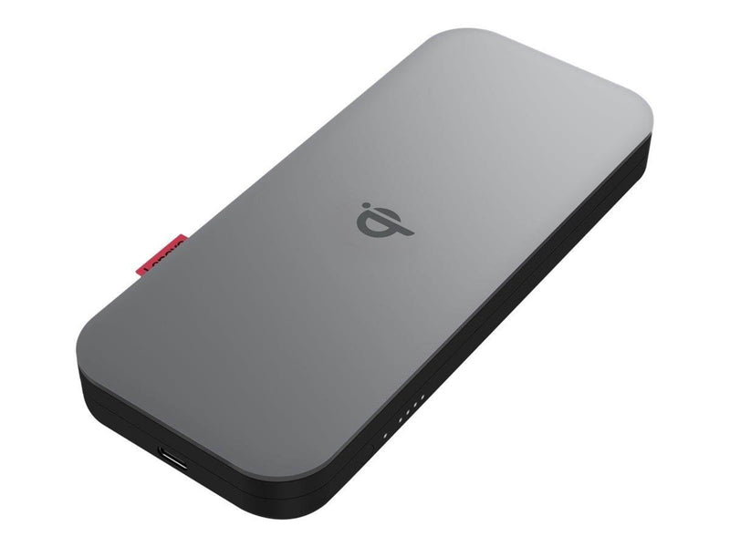 Lenovo Go power bank - Li-pol - USB-C - 30 Watt Powerbank (Akku) - schwarz - 10000 mAh