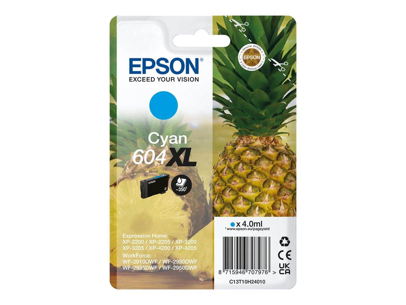 Epson 604XL - cyan - original - ink cartridge - Tintenpatrone Cyan