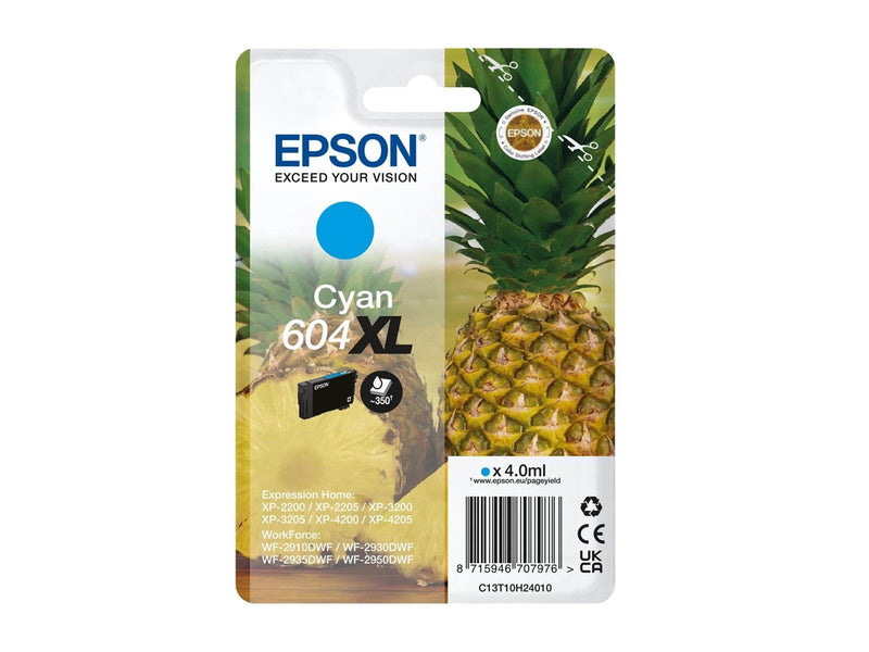 Epson 604XL - cyan - original - ink cartridge - Tintenpatrone Cyan