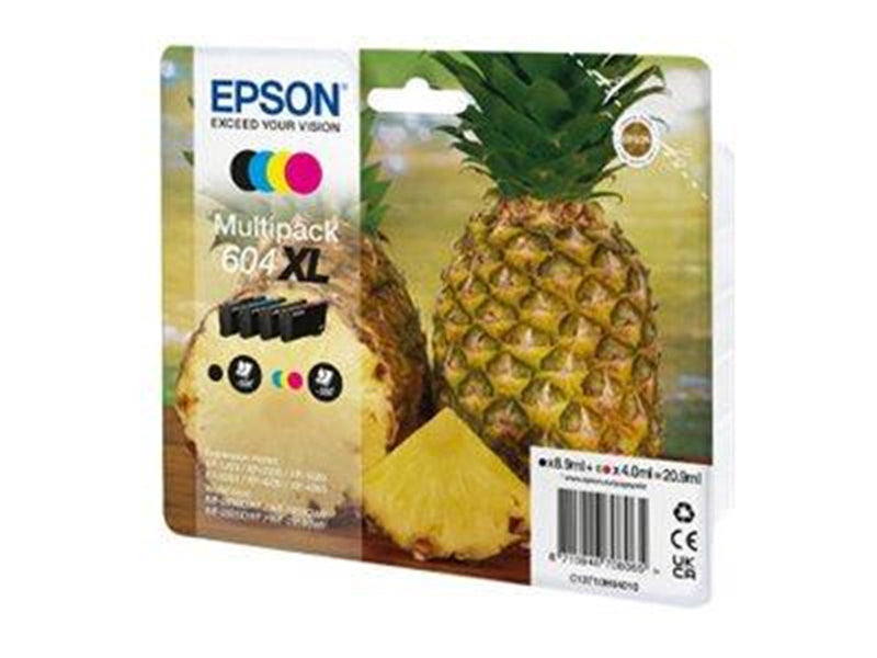 Epson 604 - 4-pack - XL - black yellow cyan magenta - original - ink cartridge - Tintenpatrone Cyan