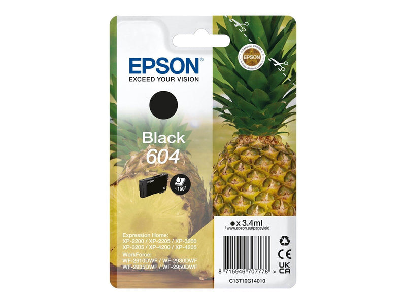 Epson 604 - black - original - ink cartridge - Tintenpatrone Schwarz