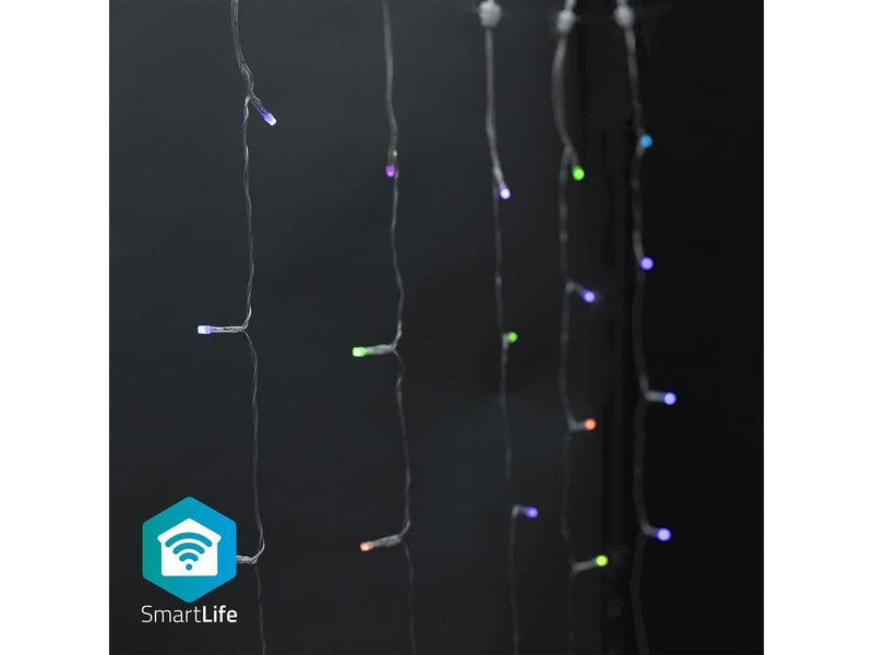 Nedis SmartLife Stringlight/Decorative LED Curtains - 3x3 meter - RGB