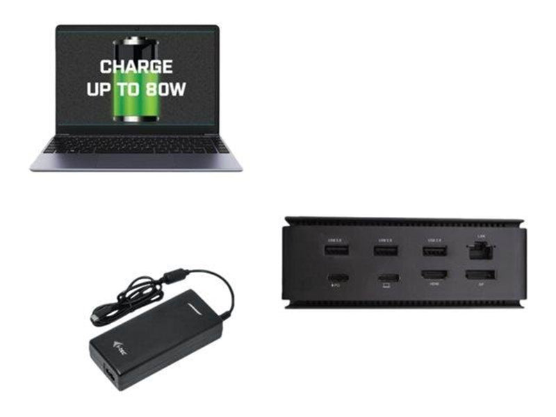 I-Tec - docking station - USB4 / Thunderbolt 4 - HDMI DP - GigE