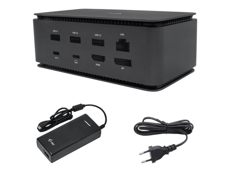 I-Tec - docking station - USB4 / Thunderbolt 4 - HDMI DP - GigE