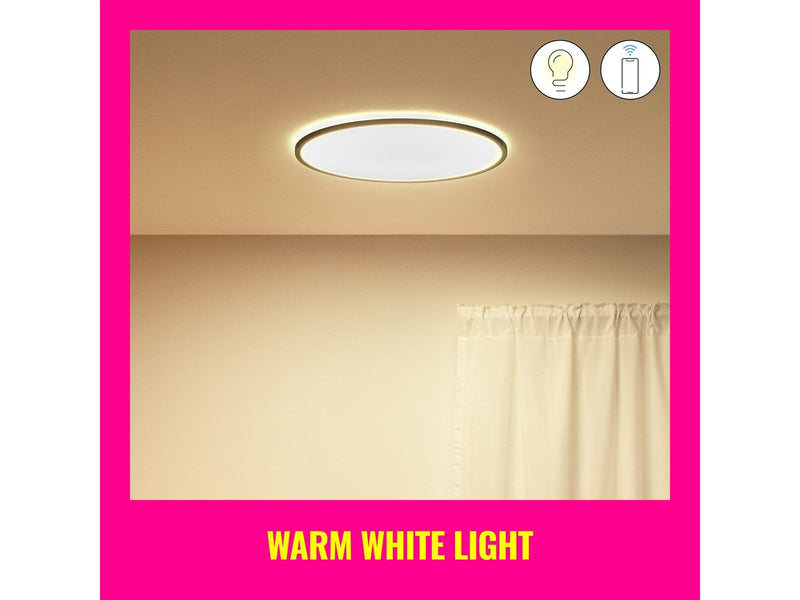WiZ SuperSlim ceiling lamp 22W - Black