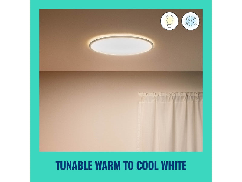 WiZ SuperSlim ceiling lamp 22W - White