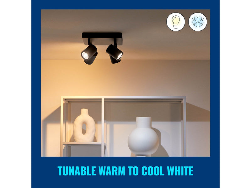 WiZ Imageo quadruple spotlight - Black
