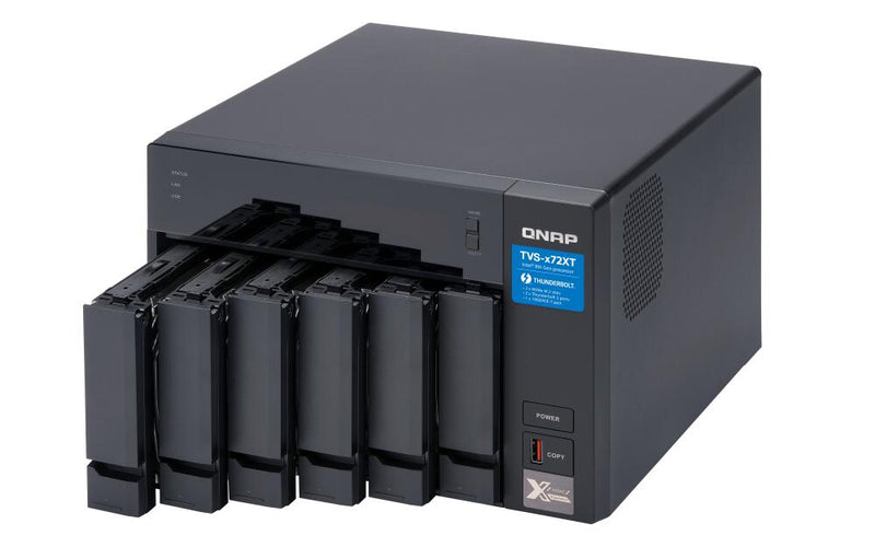 QNAP TurboVideoStation TVS-672XT-i3-8G 6 Einschübe NAS-Server Leergehäuse (TVS-672XT-i3-8G)