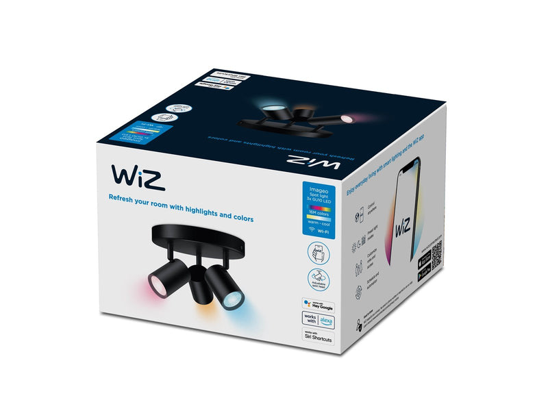 WiZ Imageo triple spotlight - Black