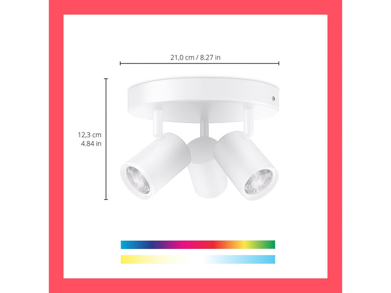WiZ Imageo triple spotlight - White
