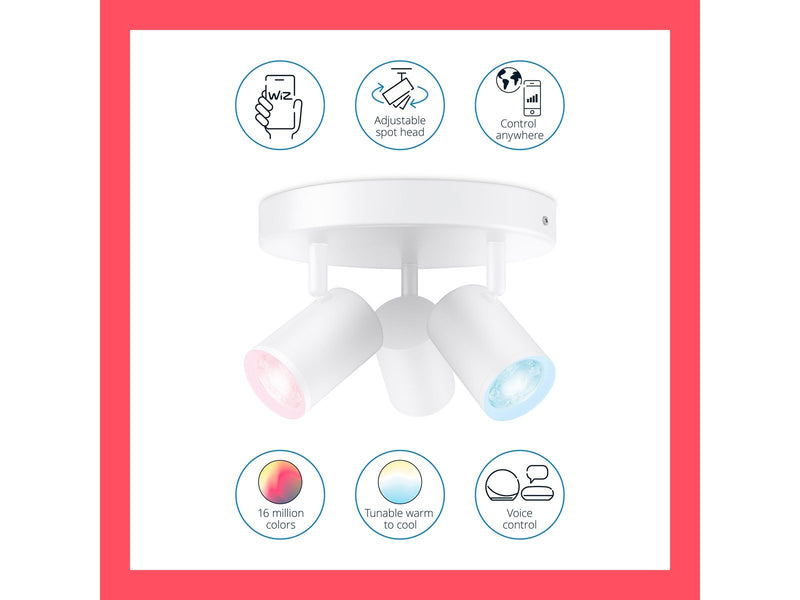 WiZ Imageo triple spotlight - White