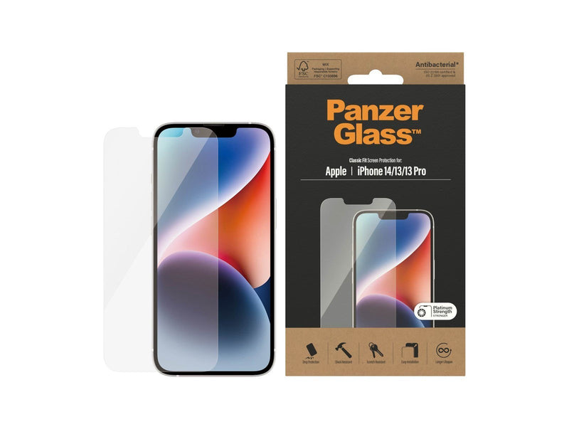 PanzerGlass Screen Protector Apple iPhone 14 | 13 | 13 Pro | Classic Fit