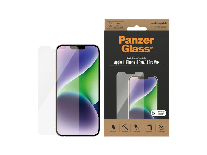 PanzerGlass Screen Protector Apple iPhone 14 Plus | 13 Pro Max | Classic Fit