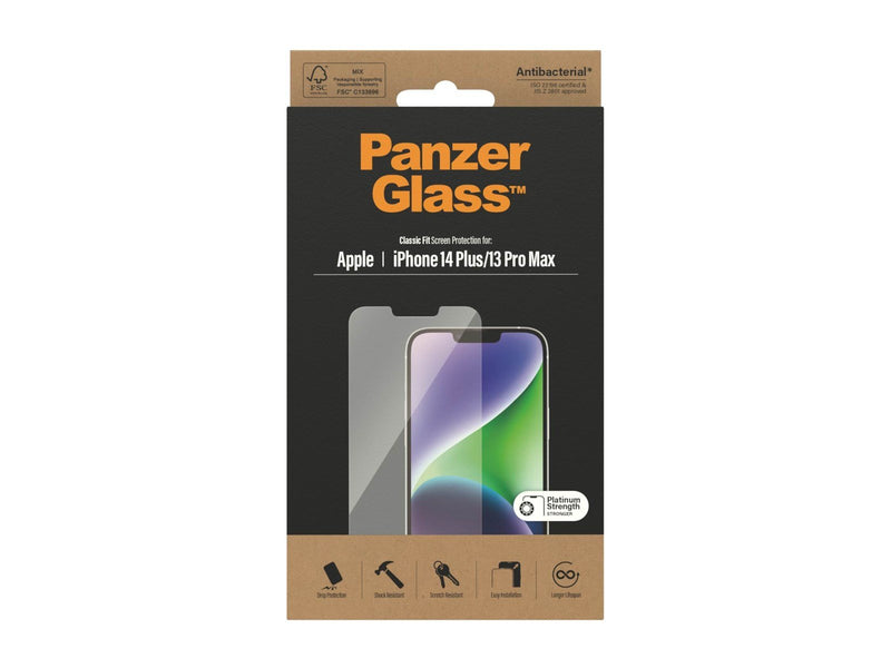 PanzerGlass Screen Protector Apple iPhone 14 Plus | 13 Pro Max | Classic Fit
