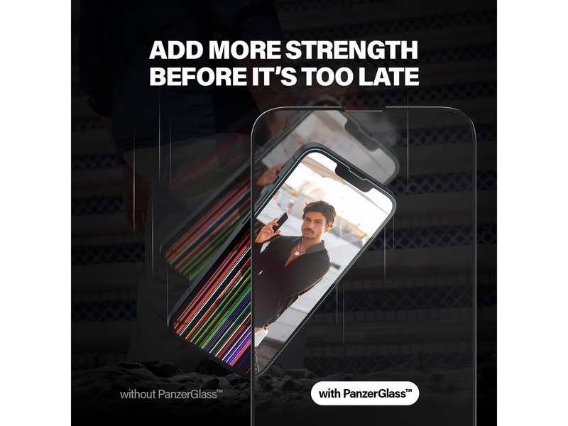 PanzerGlass Screen Protector Apple iPhone 14 Plus | 13 Pro Max | Ultra-Wide Fit w. EasyAligner