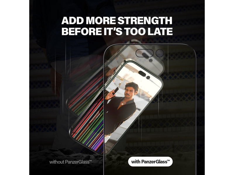PanzerGlass Anti-blue light Screen Protector Apple iPhone 14 Pro | Ultra-Wide Fit w. EasyAligner