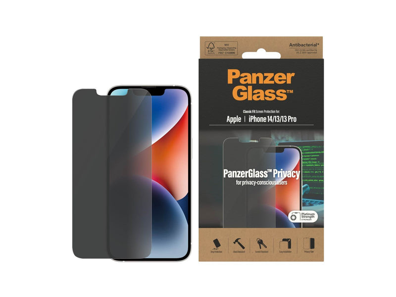 PanzerGlass Privacy Screen Protector Apple iPhone 14 | 13 | 13 Pro | Classic Fit