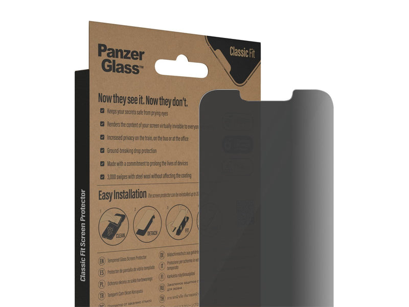 PanzerGlass Privacy Screen Protector Apple iPhone 14 | 13 | 13 Pro | Classic Fit