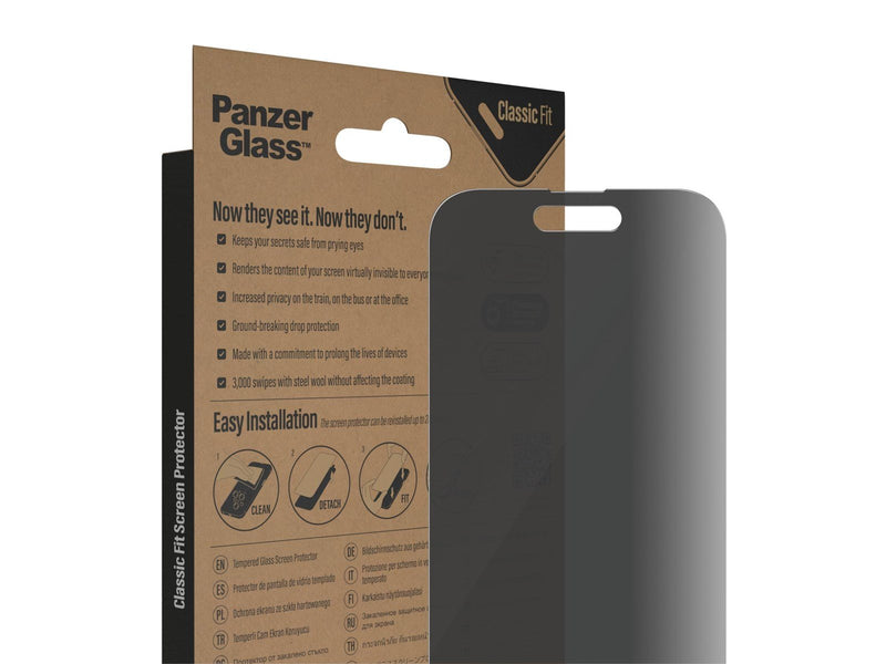 PanzerGlass Privacy Screen Protector Apple iPhone 14 Pro | Classic Fit