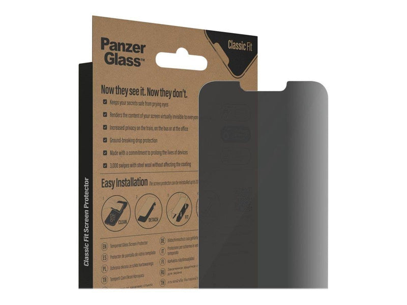 PanzerGlass Privacy Screen Protector Apple iPhone 14 Plus  |13 Pro Max| Classic Fit
