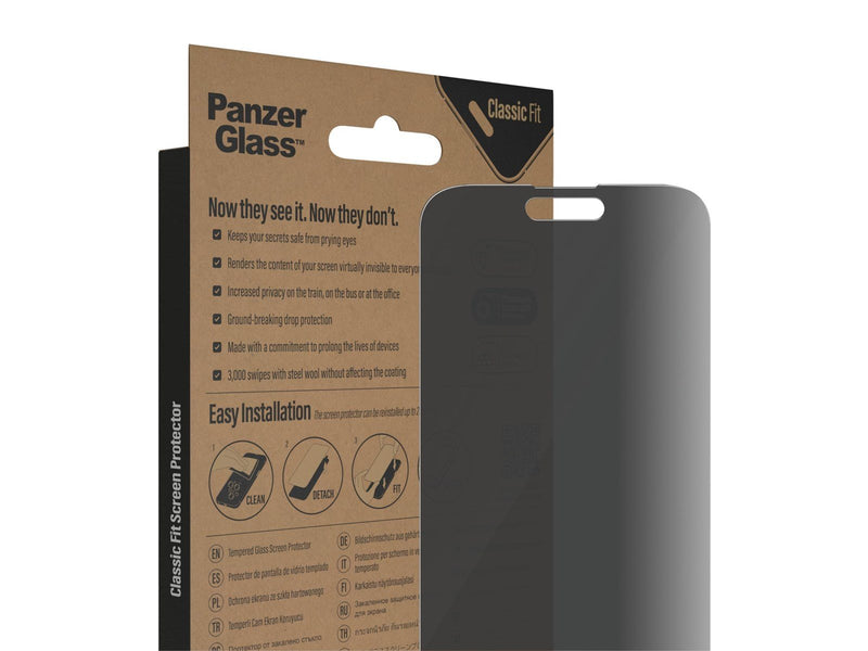 PanzerGlass Privacy Screen Protector Apple iPhone 14 Pro Max | Classic Fit